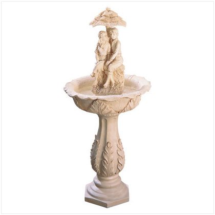 ALAB. COUPLE GARDEN FOUNTAIN