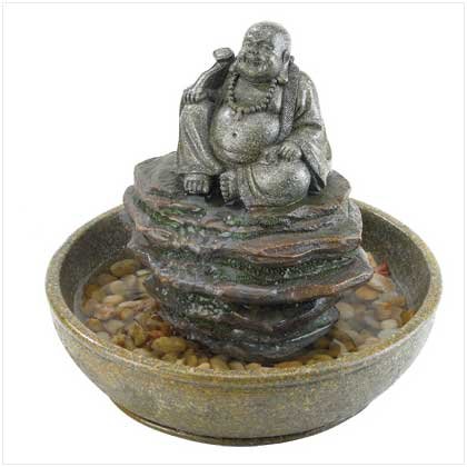 POLYRESIN BUDDHA FOUNTAIN