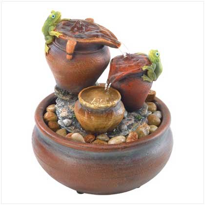 FROG GALLIPOT FOUNTAIN