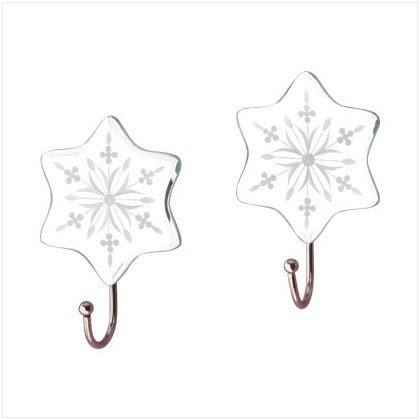 VENETIAN GLASS PLAQUE HOOKS PR
