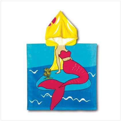 MERMAID HOODED BEACH TOWEL