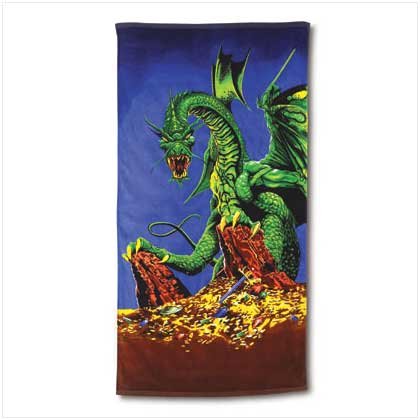 DRAGON DESIGN BEACH TOWEL