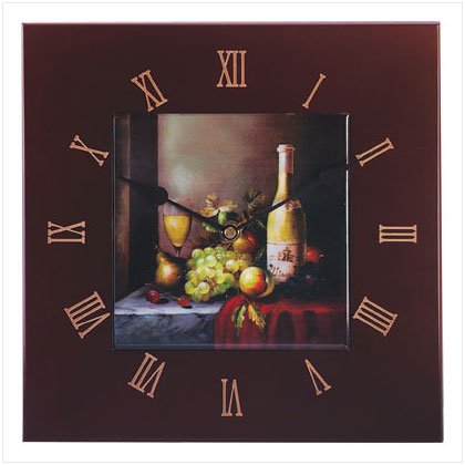 GRAPES WINE WALL CLOCK