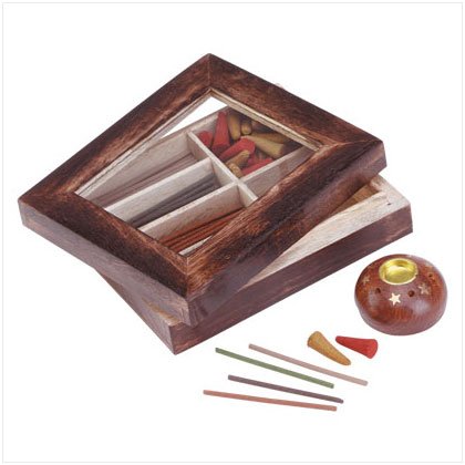 INCENSE CONE/STICK/HOLDER SET