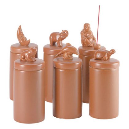 TERRA COTTA INCENSE STICK/HLDR