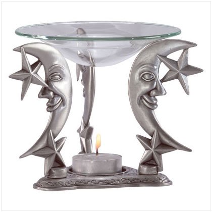 PEWTER MOON/STAR OIL BURNER