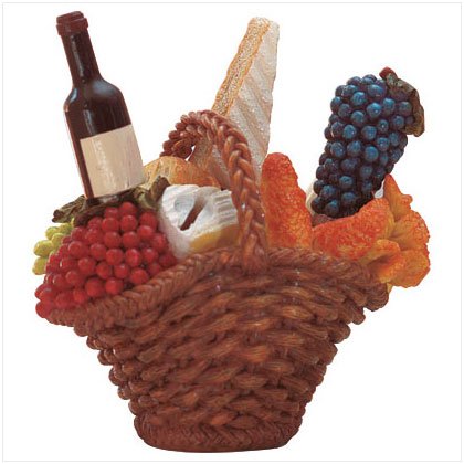 5 PC WINE SPREADERS/BASKET SET