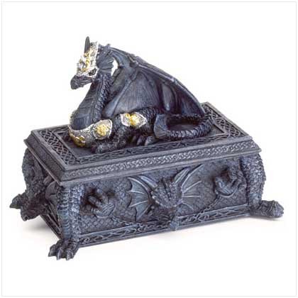 POLYRESIN DRAGON BOX