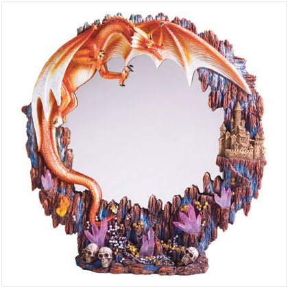 DRAGON MIRROR W/ SENSOR LIGHT
