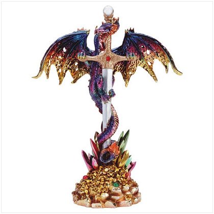 ALAB METALLIC DRAGON ON SWORD