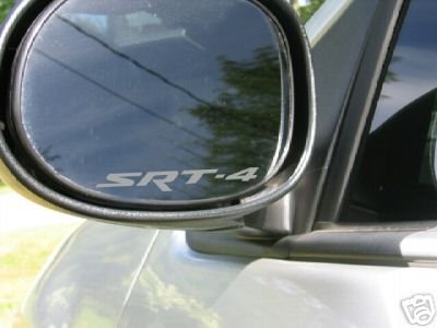 Dodge SRT-4 side mirror decals
