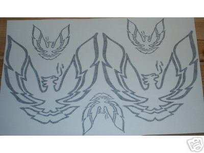 Firebird Trans Am sail panel & nose decal set decals