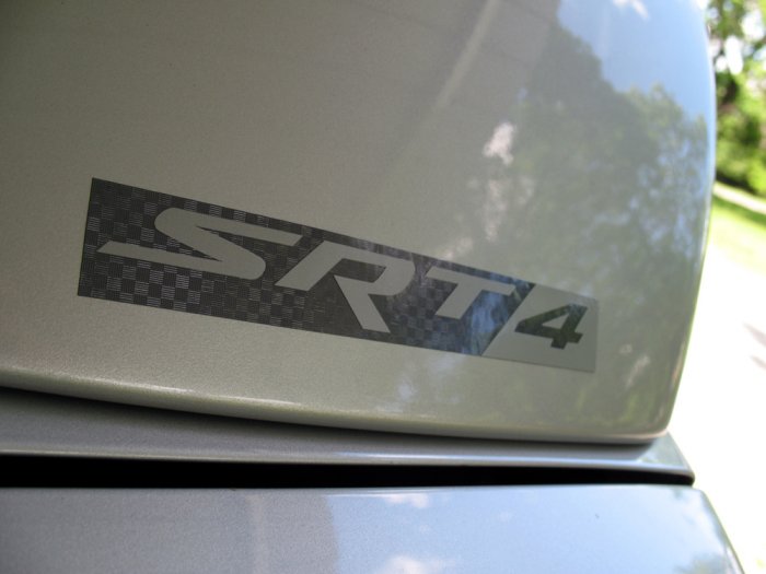 SRT-4 badge decal (made of vinyl)