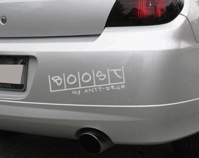 Boost my anti-drug decal turbo srt-4 gtp supra