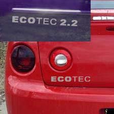 Cobalt Saturn Ion G6 Cavalier ECOTEC 2.2 decal decals