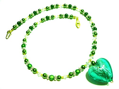 Autumn Lampwork Necklace