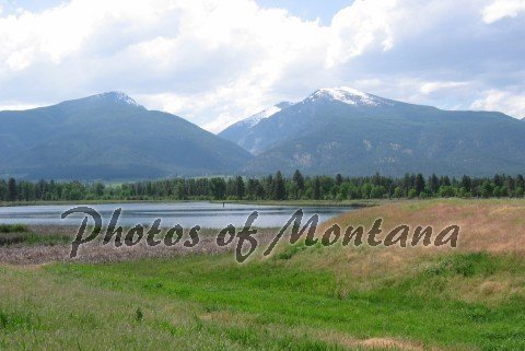 4x6 Photo ~ Scenic #001 View of the Bitterroot Mountains from the Lee Metcalf NWR