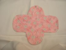 Daisy pink cotton cloth menstrual pad