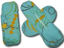 Orchard Blue cotton cloth menstrual pad