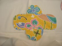 Paradise yellow cotton cloth menstrual pad - single inner pad (normal flow)(RM20)