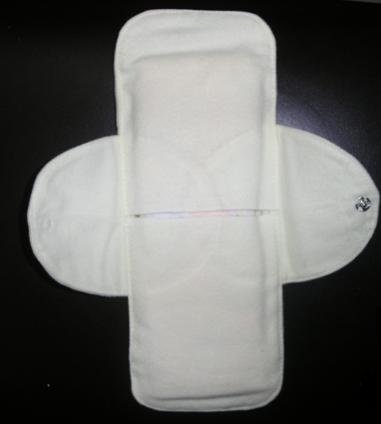 Light yellow cotton cloth menstrual pad - single inner pad (normal flow)(RM20)