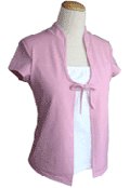 Mandarin tie-front nursing blouse