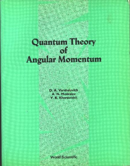Quantum Theory of Angular Momentum