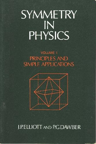 Symmetry in Physics Volume 1 : Principles and Simple Applications