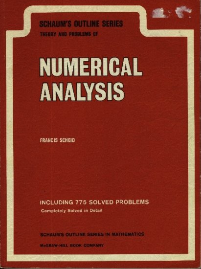 Theory and Problems of Numerical Analysis