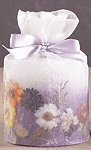 Small Candle in Organza