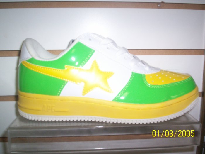 Lime & Yellow Bapes