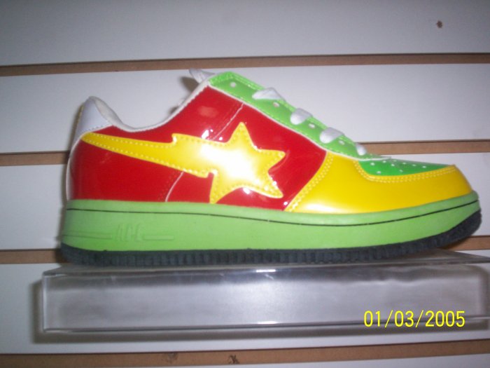 Lime,Yellow, & Red Bape