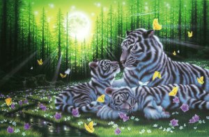 Japan Jigsaw Puzzle - Peace of mind by Fantasy artist by Kentaro Nishino Shipping Worldwide