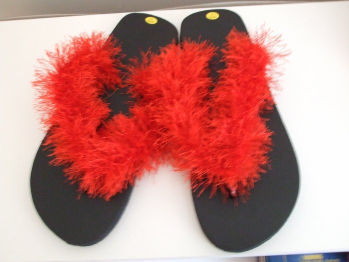 Black Flip Flops