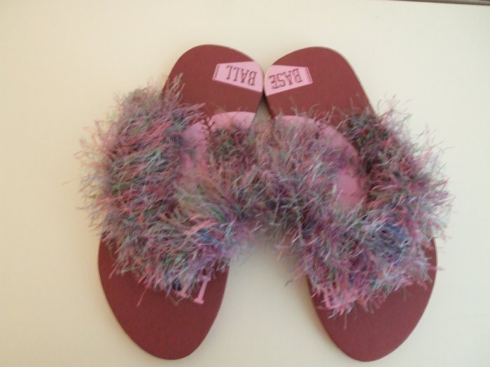Kids Baseball Flip Flops