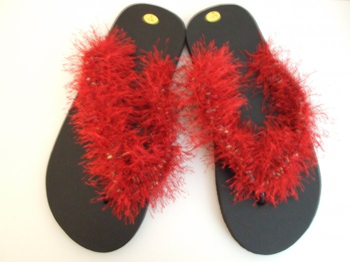 Black Flip Flops