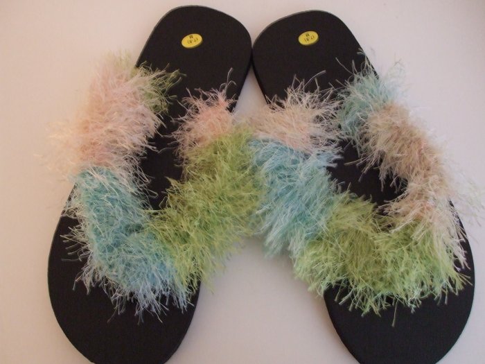 Black Flip Flops