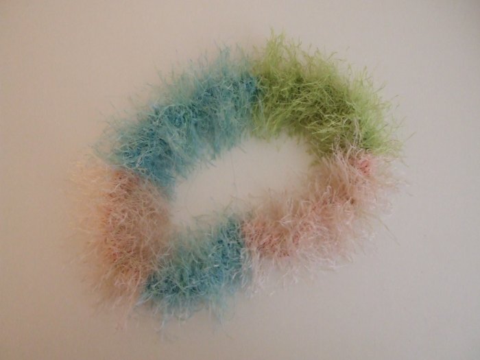Green, Blue, and Tan Headband