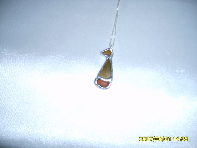 Sailboat Pendant on S/S Chain