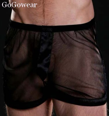 Mens Sexy See-Thru boxers,Underwear,size M-L (3056) Free Shipping!