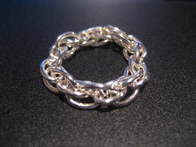 Silver Chain Ring