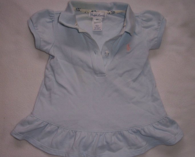 3-6 month Ralph Lauren Baby light blue dress