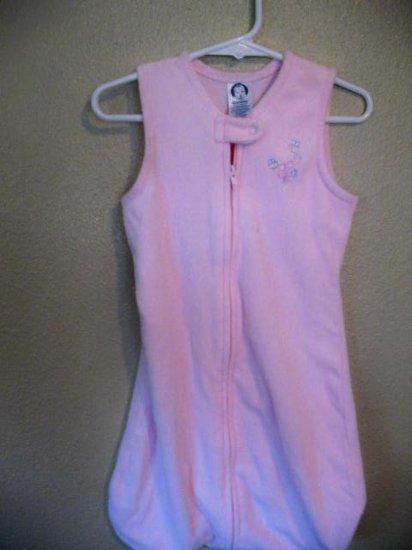 0-6 month old pink sleep sack