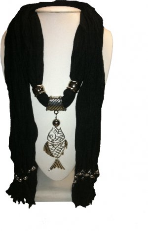 Marc Gold Scarf Necklace