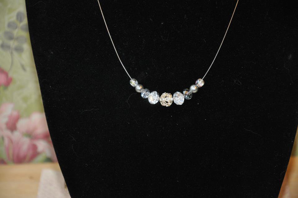 Clear Rhinestone Necklace