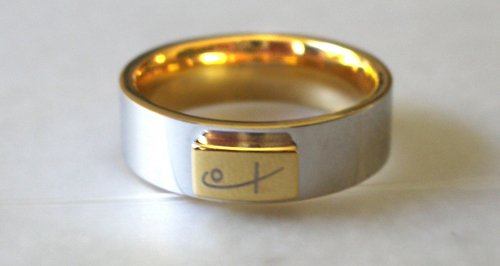 Gold plated ring