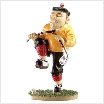 Frustrated Golfer Sculpture