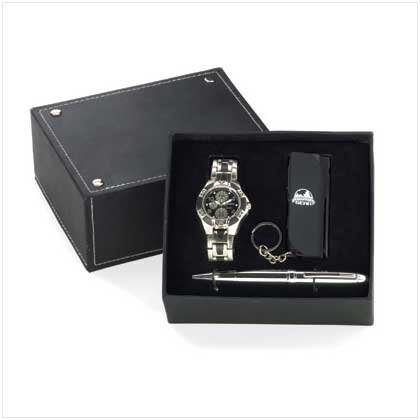 Watch Pen Keychain Set