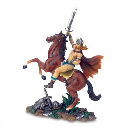 Viking Warrior on Horse