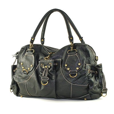 Black urban outfitters emo Sling messenger Bag purse